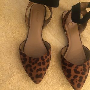 Cheetah print flats